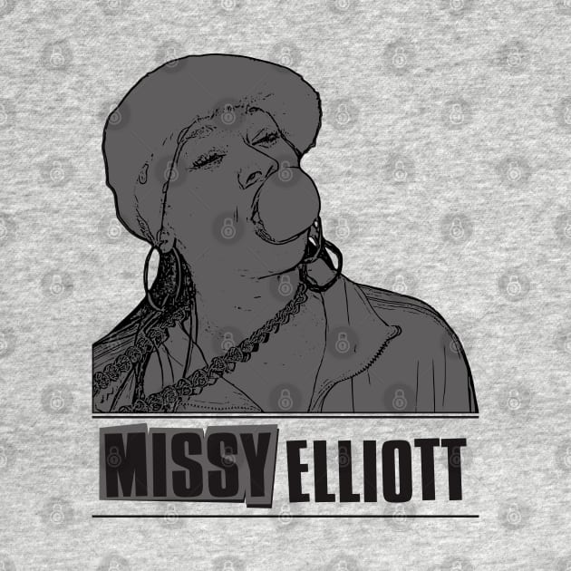 Missy elliott // Black Retro by Degiab